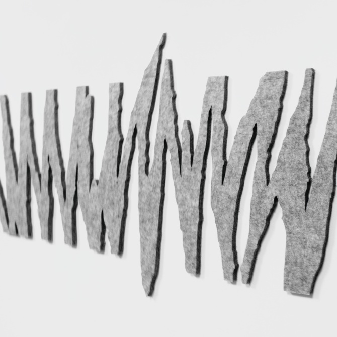 Waveform 1 (detail), Matt Congdon, 2020